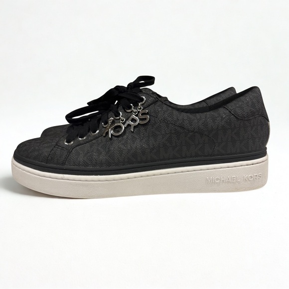 MICHAEL Michael Kors Shoes - MICHAEL Michael Kors Chapman Logo Charm Lace-Up Sneakers Size 11